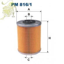PM 816/1 FILTRON Фильтр топливный CITROEN/MITSUBISHI/NISSAN (FE20006)
